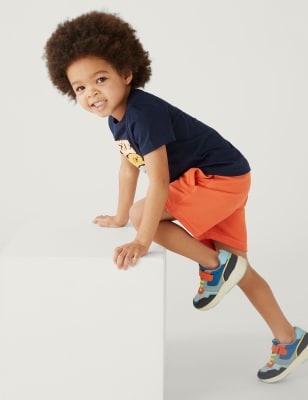 

Boys M&S Collection Cotton Rich Plain Shorts (2-8 Yrs) - Orange, Orange
