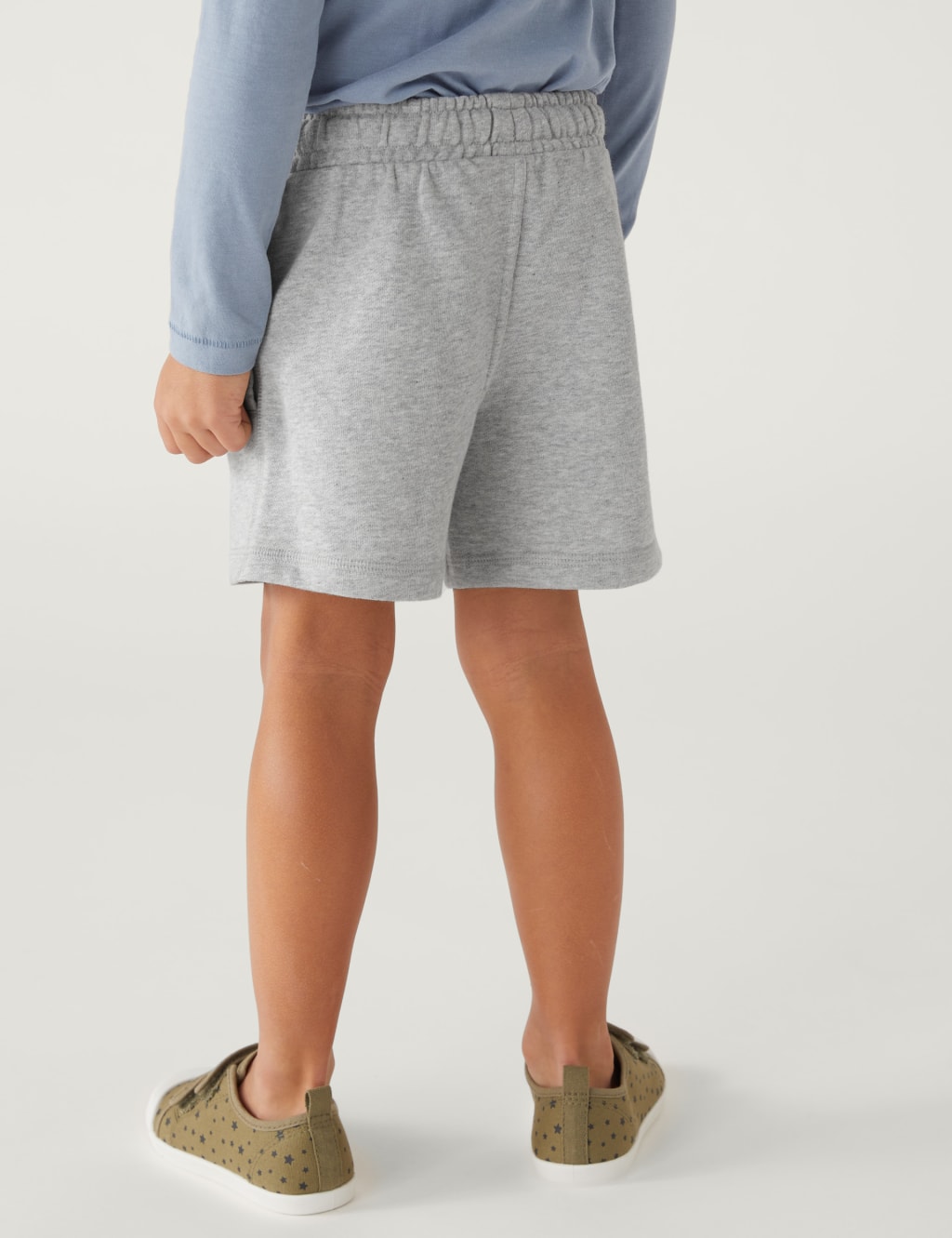 Cotton Rich Plain Shorts (2-8 Yrs) image 4