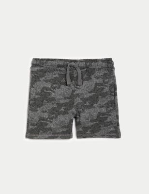 

Boys M&S Collection Cotton Rich Camouflage Shorts (2-8 Yrs) - Charcoal Mix, Charcoal Mix