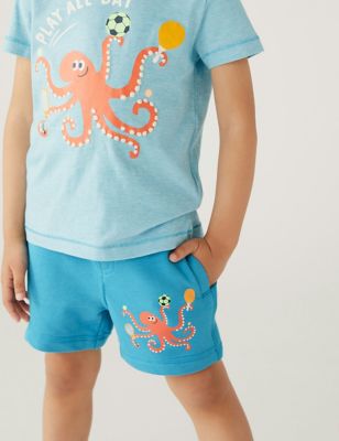 Cotton Rich Octopus Shorts