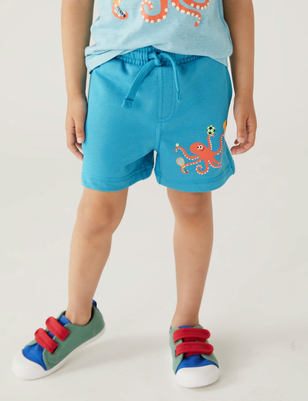 Cotton Rich Octopus Shorts (2 - 8 Yrs) image 3