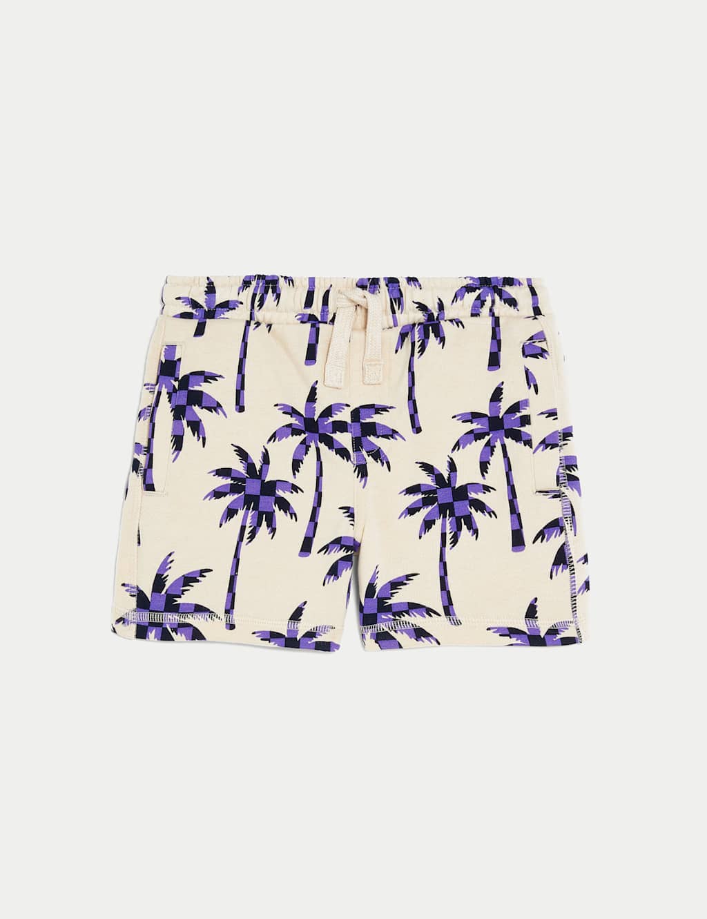 Cotton Rich Palm Tree Print Shorts (2-8 Yrs)