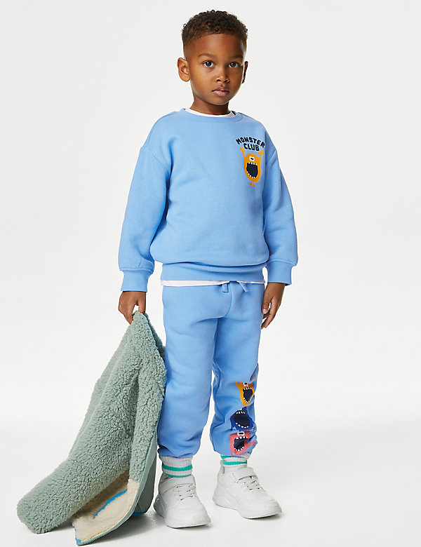 Cotton Rich Monster Joggers (2-8 Yrs) - FR