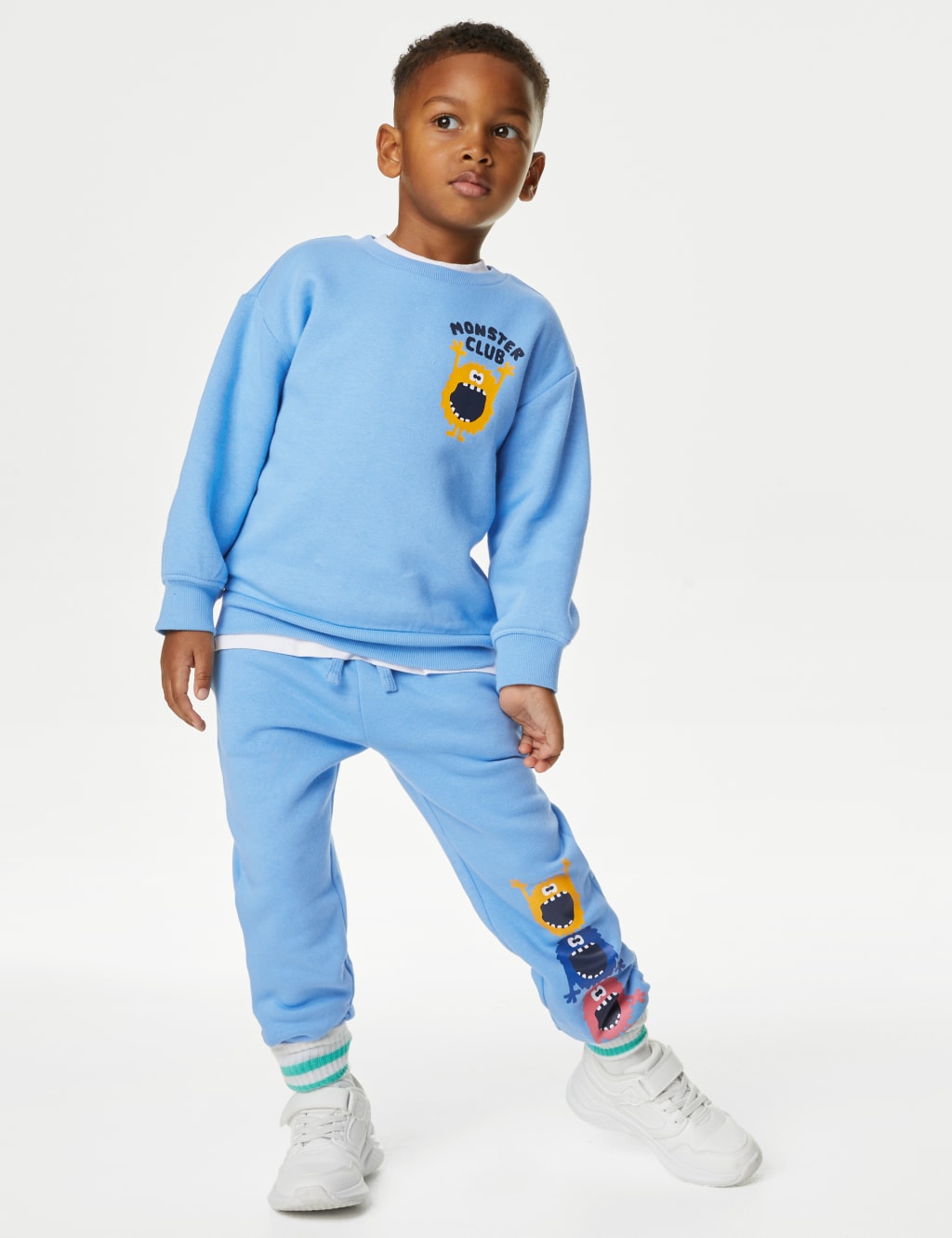 Cotton Rich Monster Joggers (2-8 Yrs) image 5