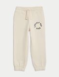 Cotton Rich Smiley Face Slogan Joggers (2-8 Years)
