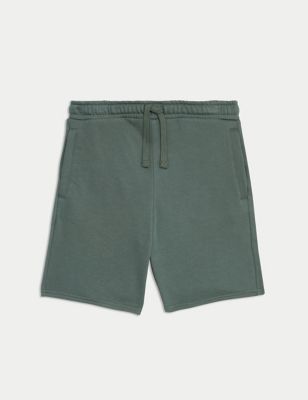 

Boys M&S Collection Cotton Rich Shorts (2-8 Yrs) - Dark Sage, Dark Sage