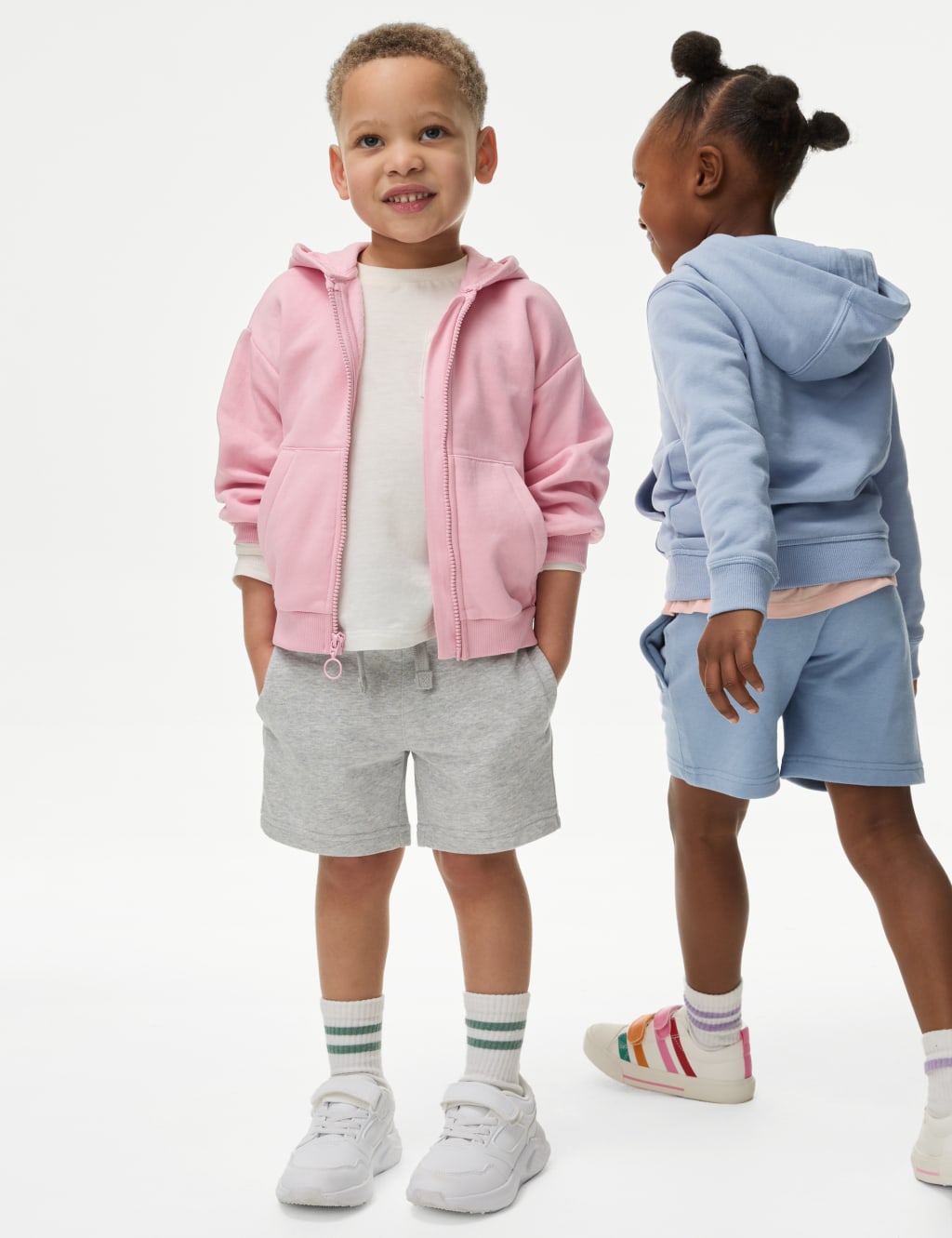 Boys grey shop formal shorts
