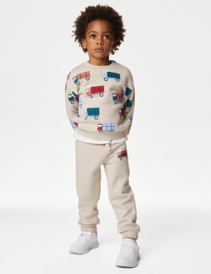 Cotton Rich Truck Joggers (2-8 Yrs) - ID