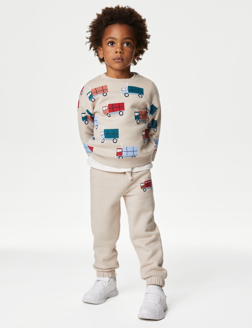 Cotton Rich Truck Joggers (2-8 Yrs) image 1