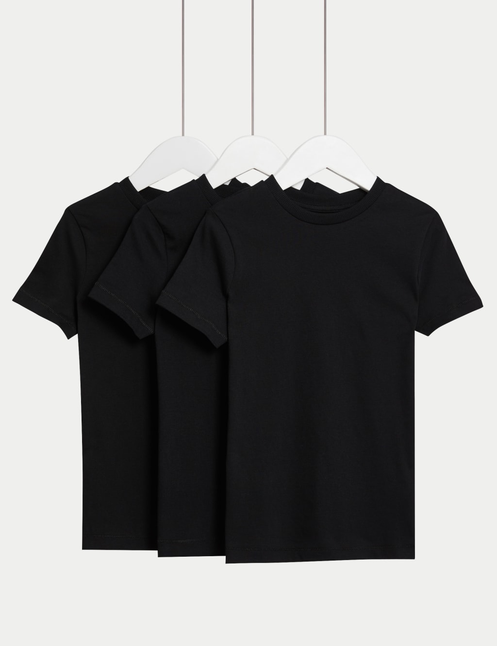 Plain black t 2025 shirt for boys