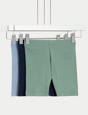 Pack de 3 pantalones cortos de ciclismo de algodón (2-8&nbsp;años) - ES
