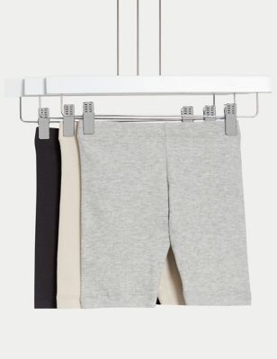 

Boys M&S Collection 3pk Cotton Rich Cycling Shorts (2-8 Yrs) - Grey Mix, Grey Mix
