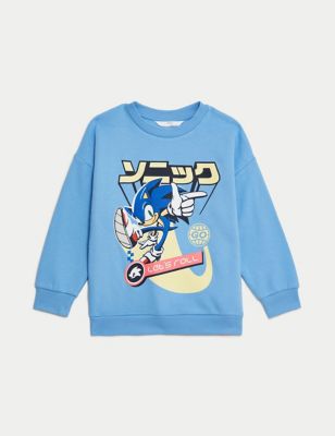 Cotton Rich Sonic the Hedgehog™ Sweatshirt (2-8 Yrs)