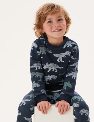 

Boys M&S Collection Cotton Rich Dinosaur Sweatshirt (2-7 Yrs) - Carbon, Carbon