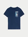 T-shirt με print NASA από 100% βαμβάκι (2-8 ετών)