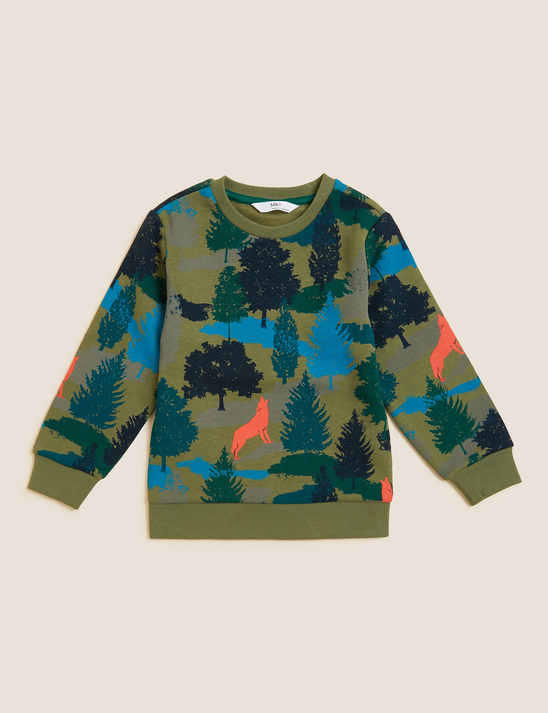 Cotton Rich Forest Sweatshirt (2-7 Yrs)