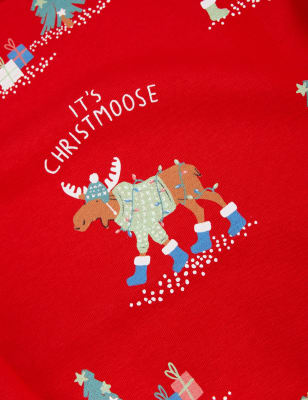 

Boys M&S Collection Cotton Rich Christmas Print Sweatshirt (2 - 7 Yrs) - Red, Red