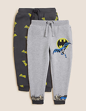 מארז זוג מכנסי טרנינג בעיצוב Batman™‎ מבד עשיר בכותנה (2-‏3 שנים)