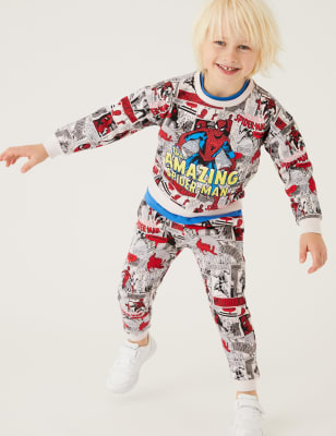 

Boys M&S Collection Cotton Rich Spider-Man™ Sweatshirt (2-7 Yrs) - Calico Mix, Calico Mix