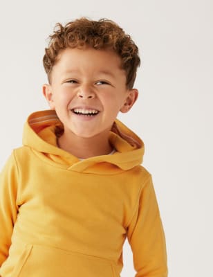 

M&S Collection Hoodie mit hohem Baumwollanteil (2-8 J.) - Red, Red