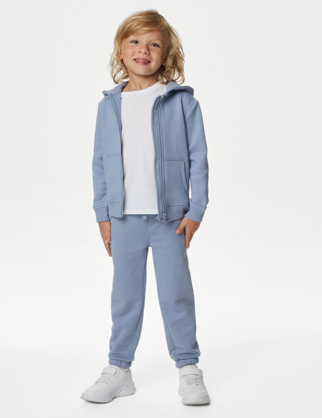 Cotton Rich Zip Hoodie (2-8 Yrs) image 3