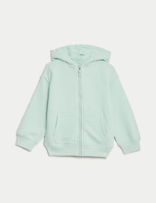 

Boys M&S Collection Cotton Rich Zip Hoodie (2-8 Yrs) - Mint, Mint