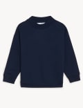 Cotton Rich Plain Sweatshirt