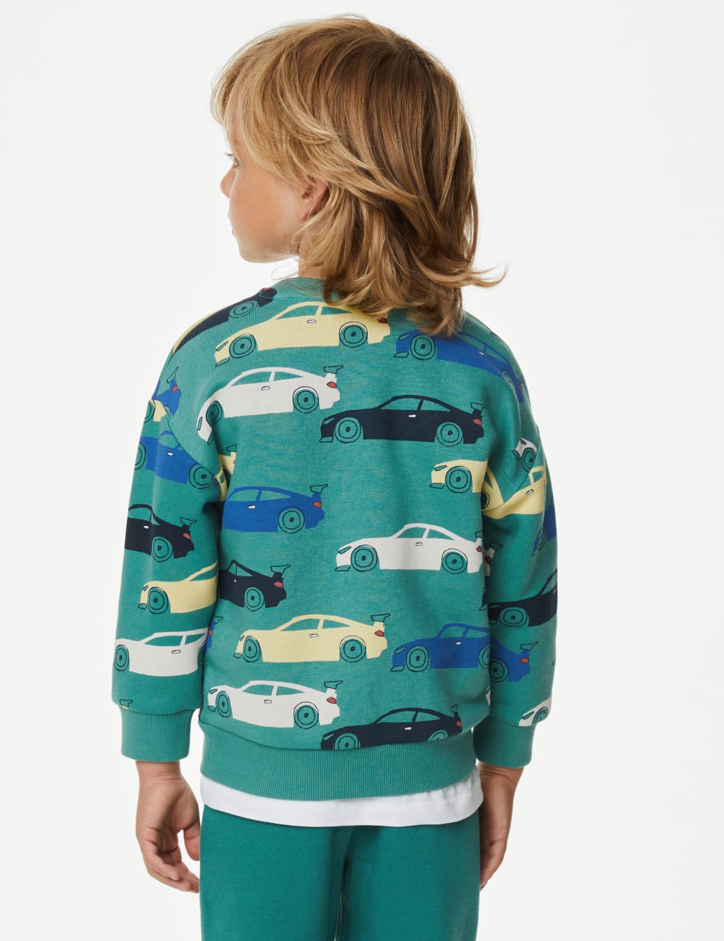 Cotton Rich Cars Sweatshirt (2-8 Yrs) image 4
