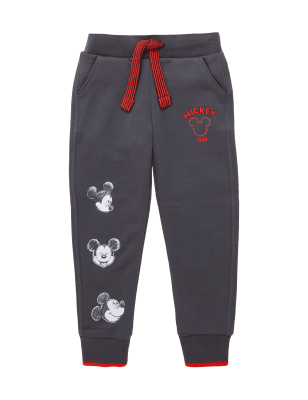 

M&S Collection Jogginghose mit hohem Baumwollanteil und Mickey Mouse™-Motiv (2-7 J.) - Dark Graphite, Dark Graphite
