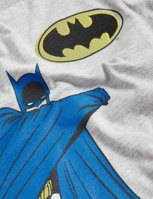 

M&S Collection 2-teiliges Outfit (Oberteil und Hose) mit hohem Baumwollanteil und Batman™-Motiv (2-7 J.) - Multi, Multi