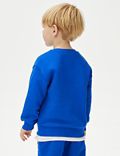 Katoenrijke sweater met dinosaurusmotief (2-8 jaar)