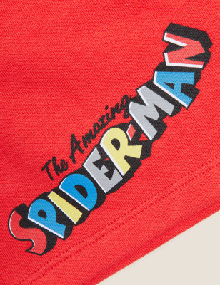 

M&S Collection Pack de 2 pantalones cortos de algodón de Spider-Man™ (2-7 años) - Multi, Multi