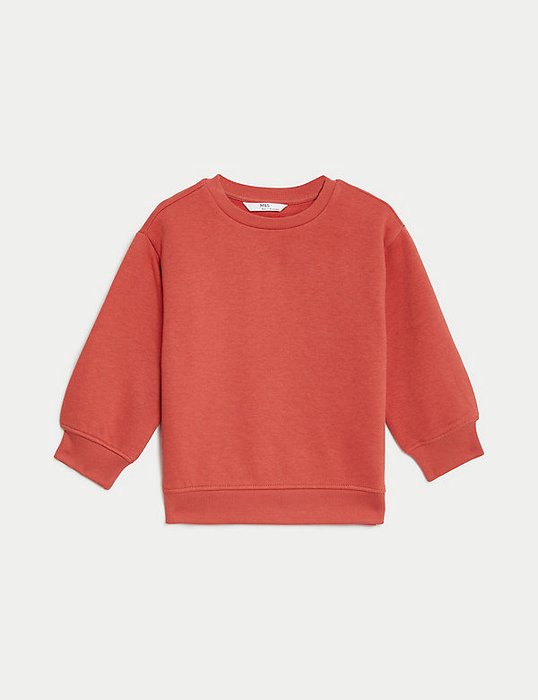 Cotton Rich Plain Sweatshirt (2-8 Yrs) - NL