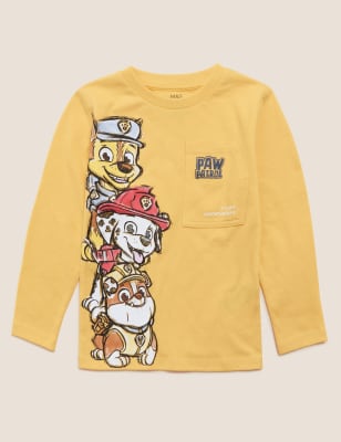 

Boys M&S Collection Pure Cotton Paw Patrol™ Top (2-7 Yrs) - Yellow Mix, Yellow Mix