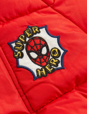 

M&S Collection Gefütterter Mantel mit Spider-Man™-Motiv (2-7 Jahre) - Red, Red
