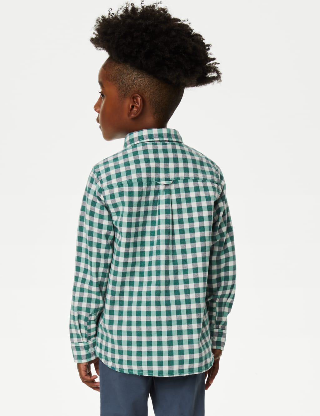 Pure Cotton Gingham Shirt (2-8 Yrs) image 5