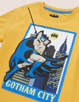

M&S Collection Camiseta 100% algodón con estampado de Batman™ (2-7 años) - Dark Gold, Dark Gold