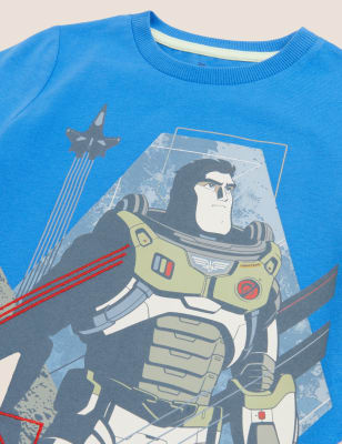 

Boys M&S Collection Pure Cotton Buzz Lightyear™ T-Shirt (2-7 Yrs) - Bright Blue, Bright Blue