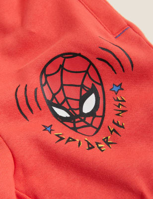 

M&S Collection Pack de 2 pantalones deportivos de algodón de Spider-Man™ (2-7 años) - Multi, Multi