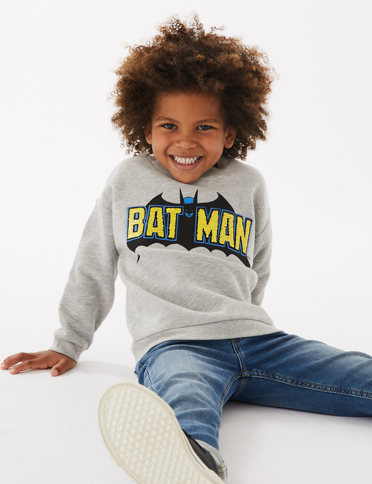 Cotton Rich Batman™ Sequin Sweatshirt