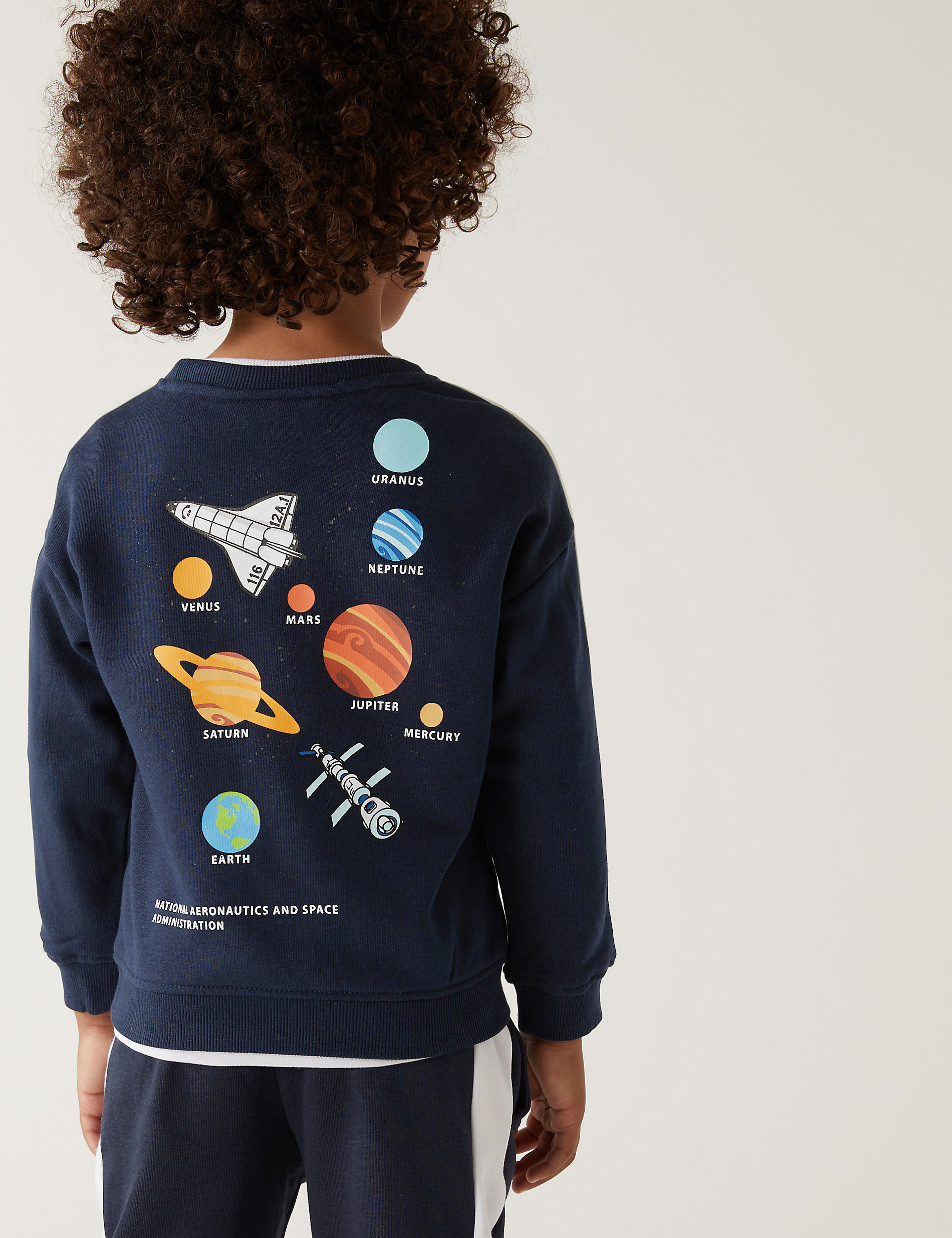 Cotton Rich NASA™ Sweatshirt (2-7 Yrs)
