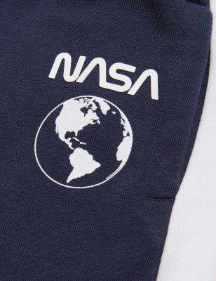 

Boys M&S Collection Cotton Rich NASA™ Joggers (2-7 Yrs) - Navy, Navy