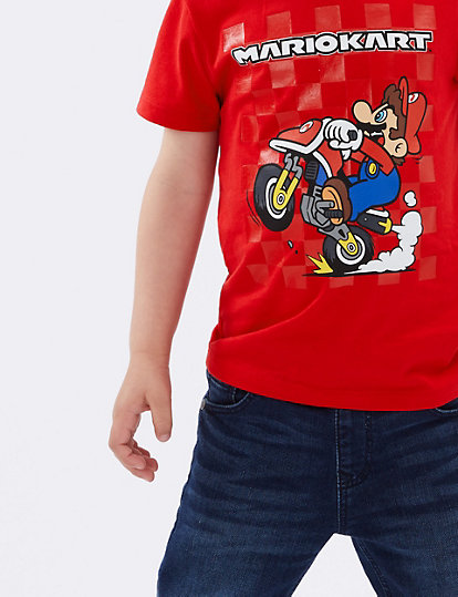 Pure Cotton Mario™ T-Shirt (2-7 Yrs)