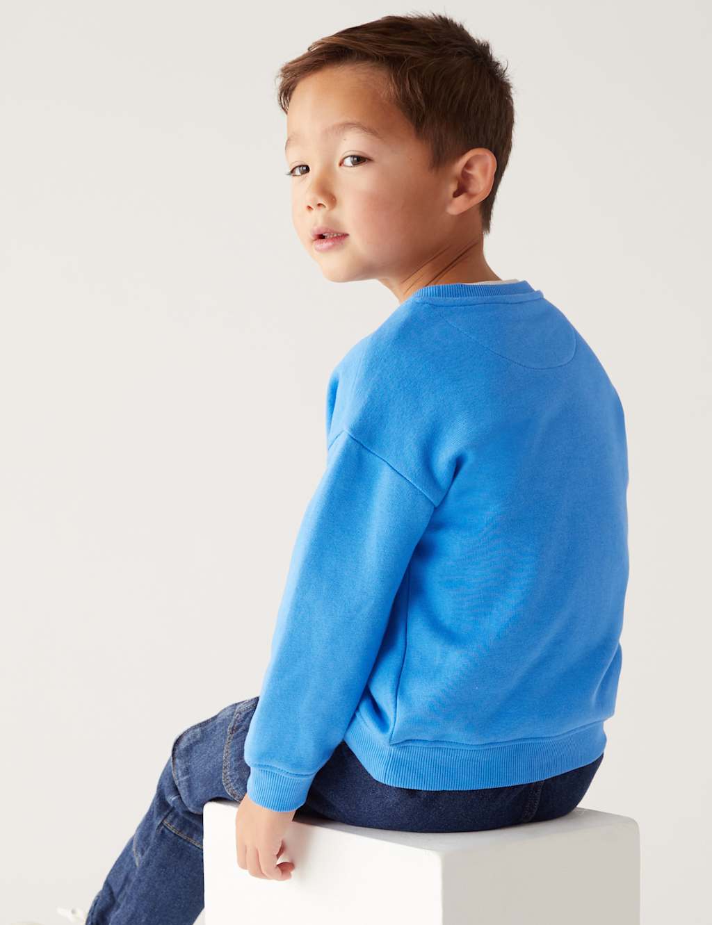 Cotton Rich Batman™ Sweatshirt (2-8 Yrs) image 3