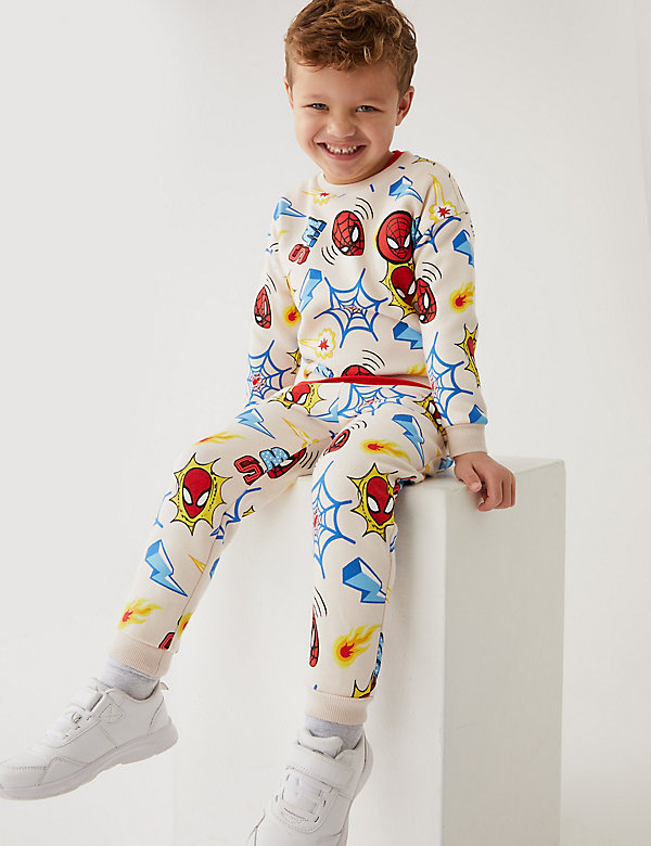 Cotton Rich Spider-Man™ Joggers (2-8 Yrs) - AT