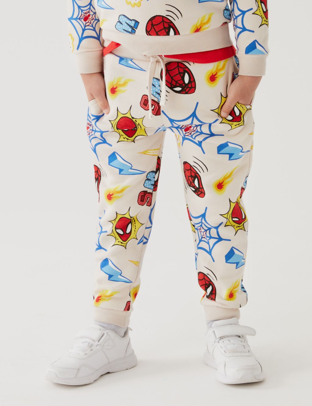 Cotton Rich Spider-Man™ Joggers (2-8 Yrs) image 3