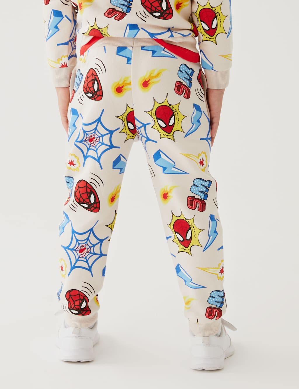 Cotton Rich Spider-Man™ Joggers (2-8 Yrs) image 4