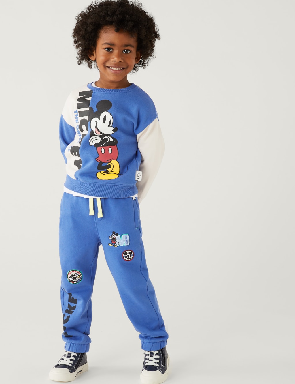 Cotton Rich Mickey Mouse™ Sweatshirt (2-7 Yrs) image 3