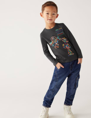 

Boys M&S Collection Pure Cotton Toy Story™ Top (2-8 Yrs) - Carbon, Carbon