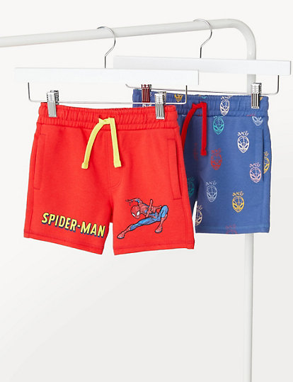 2pk Cotton Rich Spider-Man™ Shorts